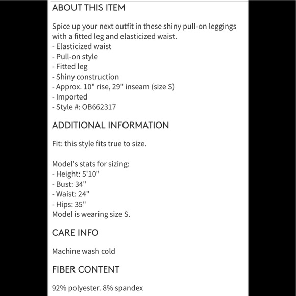 NWT Free People Shine Girl Leggings - Picture 4 of 7